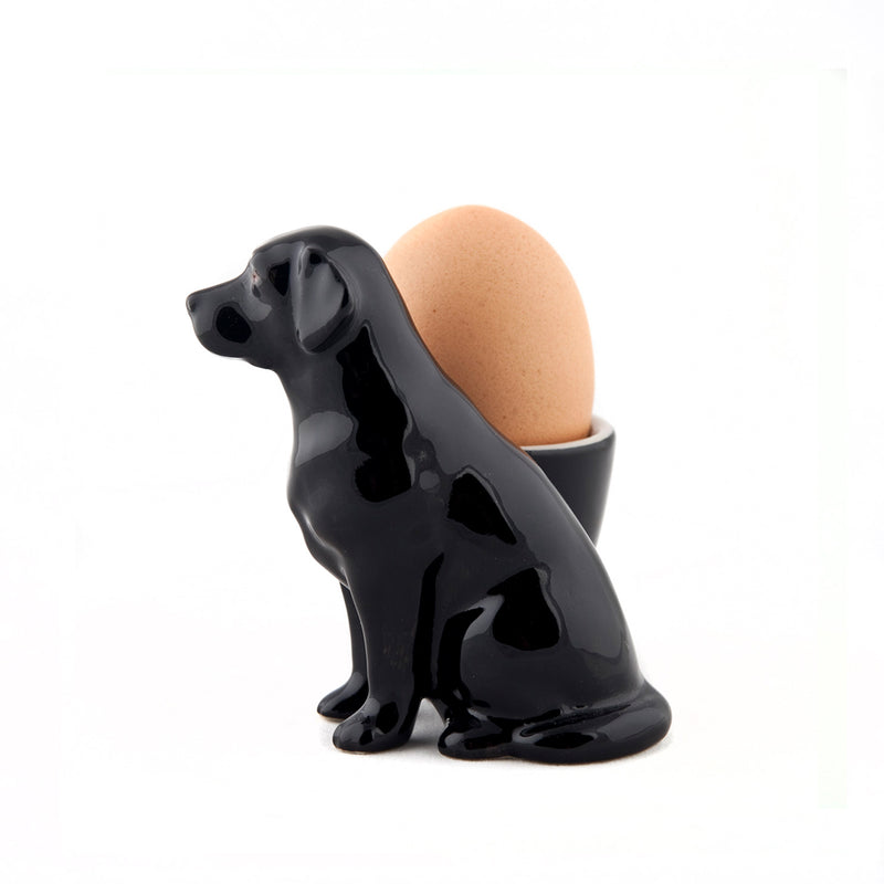 Black Labrador Egg Cup
