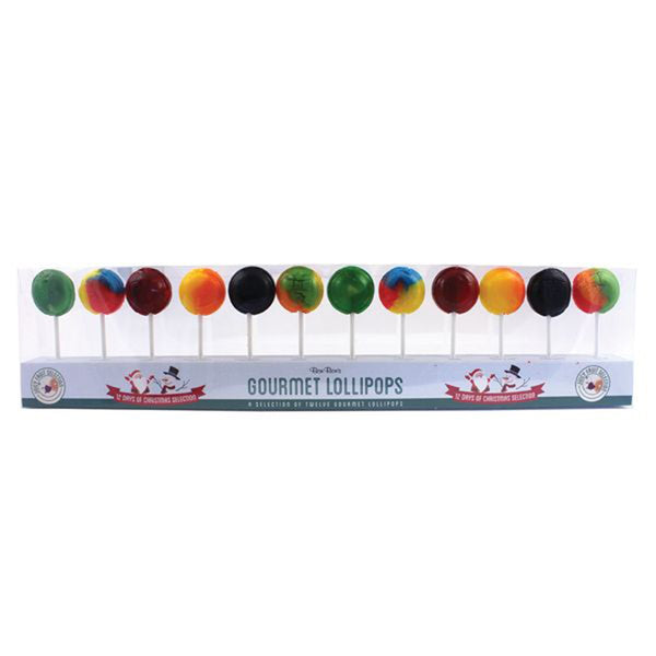 Bon Bon Gourmet 12 Days of Christmas Lollipops - Juicy Fruit
