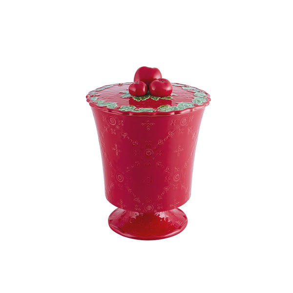Bordallo Pinheiro Christmas Garland Candy Box - Tall