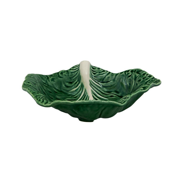 Bordallo Pinheiro Cabbage Crooked Leaf Dish - 35cm