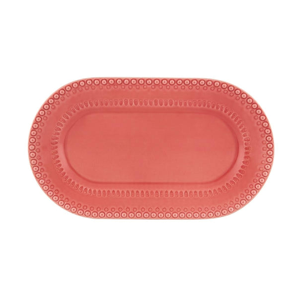 Bordallo Pinheiro Fantasy Oval Platter - Pink