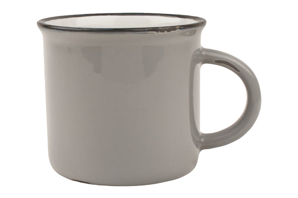 Canvas Home Large Tinware Mug - Light Grey