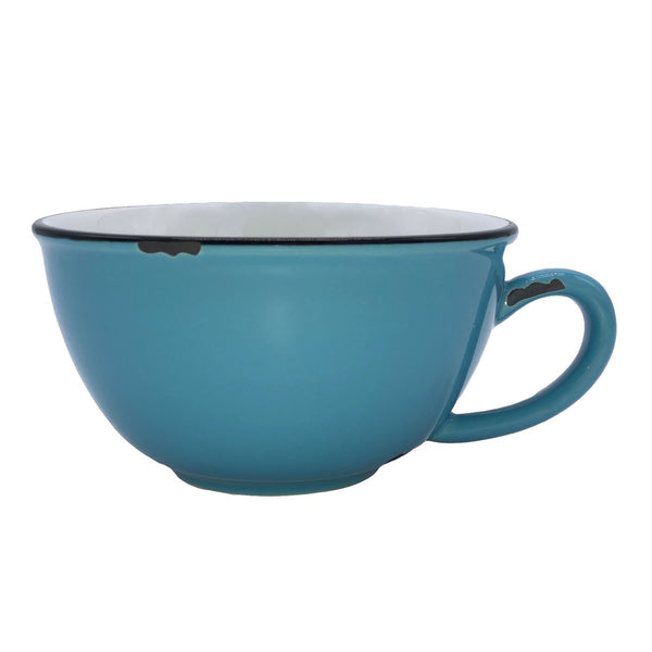 Canvas Home Tinware Latte Cup -Teal