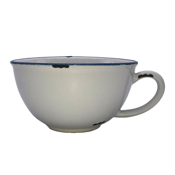 Canvas Home Tinware Latte Cup - White