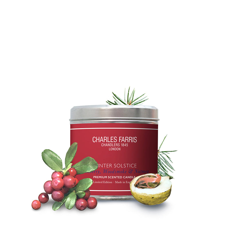 Charles Farris Signature Tin Candle | Winters Solstice