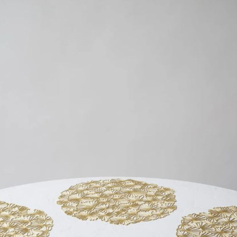 Chilewich Daisy Round Placemat - Gilded