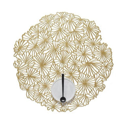 Chilewich Daisy Round Placemat - Gilded