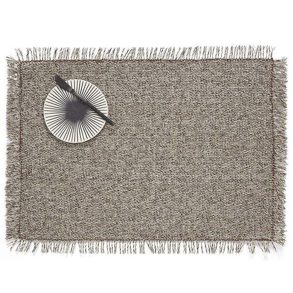 Chilewich Market Fringed Place Mat - Sisal