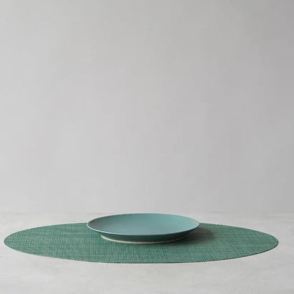 Chilewich Mini Basket Oval Placemat - Ivy