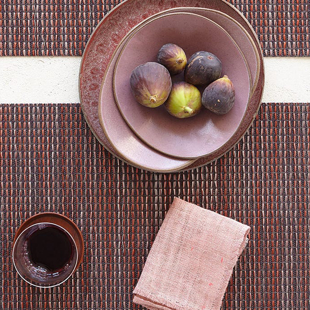 Chilewich Wabi Sabi Placemat Sienna Divertimenti