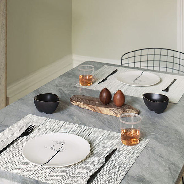 Chilewich Wave Placemat Blue Divertimenti