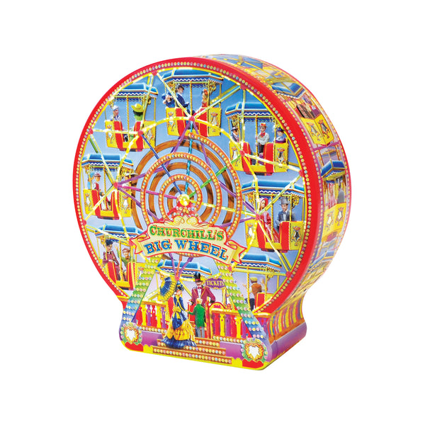 Churchills Big Wheel Tin - Salted Caramel Fudge
