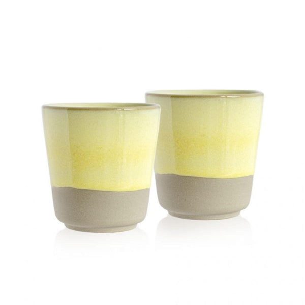 Companhia Atlantica Melides Pair Espresso Cups  - Yellow
