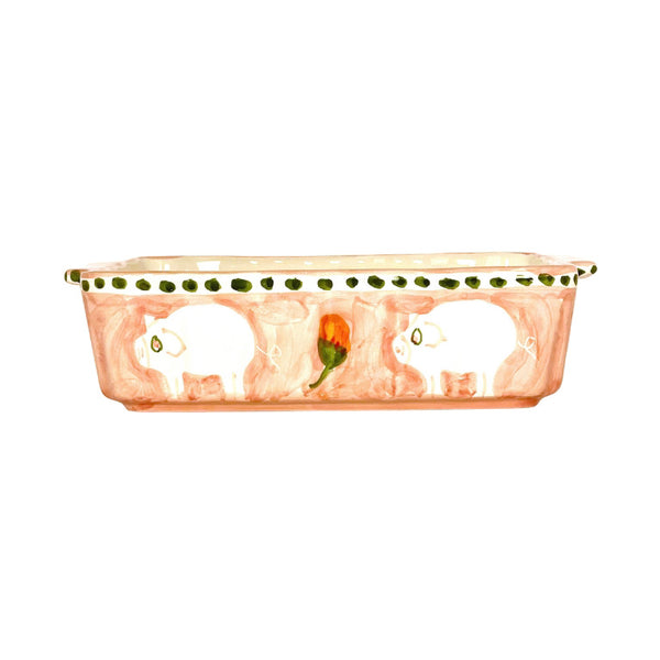 Amalfi Pink Cortile Oven/Serving Dish - 32cm