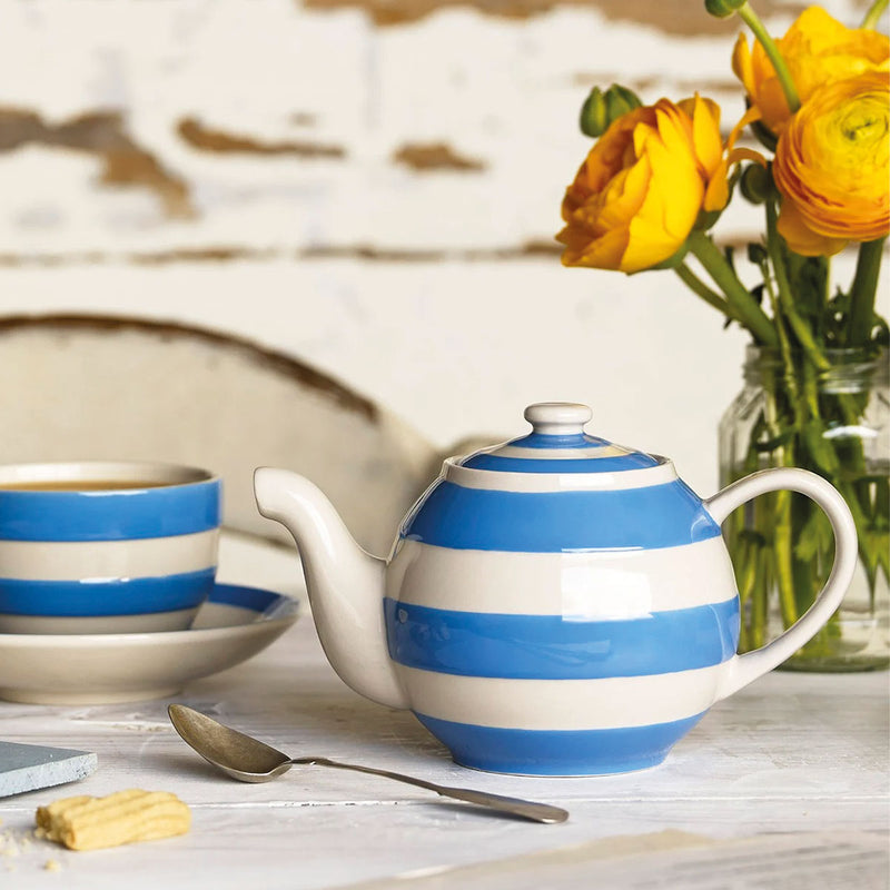 Cornishware Blue Betty Teapot - 50cl