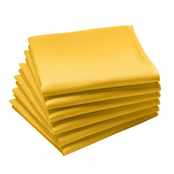 Coucke Plain Cotton Napkin - Curry