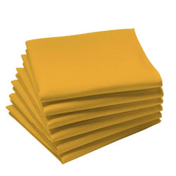 Coucke Plain Cotton Napkin - Yellow