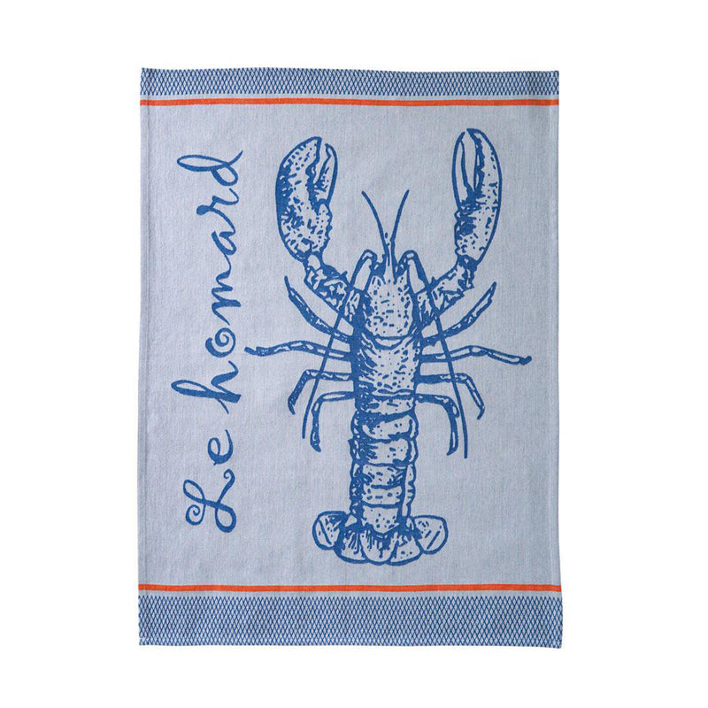Coucke Jacquard Kitchen Towel - Poissons/Homard