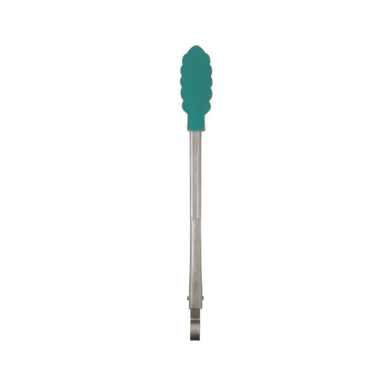 Cuisipro 30cm Silicone Locking Tongs - Teal