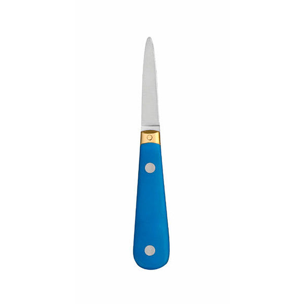 Deglon Oyster Knife with Blue Handle