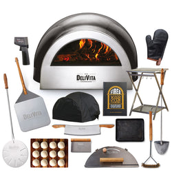 Delivita Wood-Fired Oven - Very Black | Complete Collection
