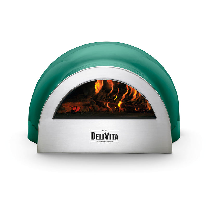 Delivita Wood-Fired Pizza/Oven - Emerald Green