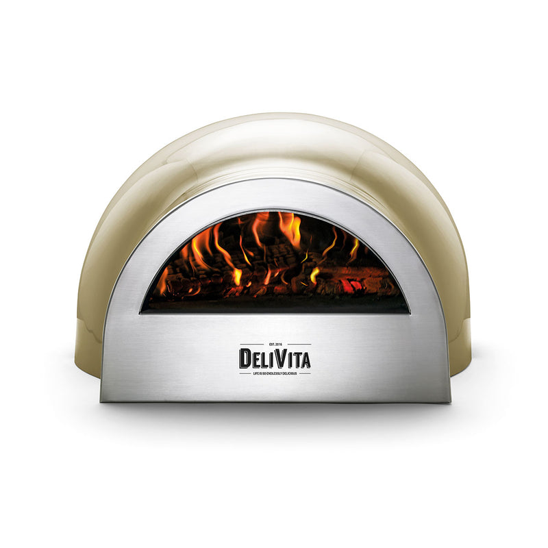 Delivita Wood-Fired Pizza/Oven - Olive Green