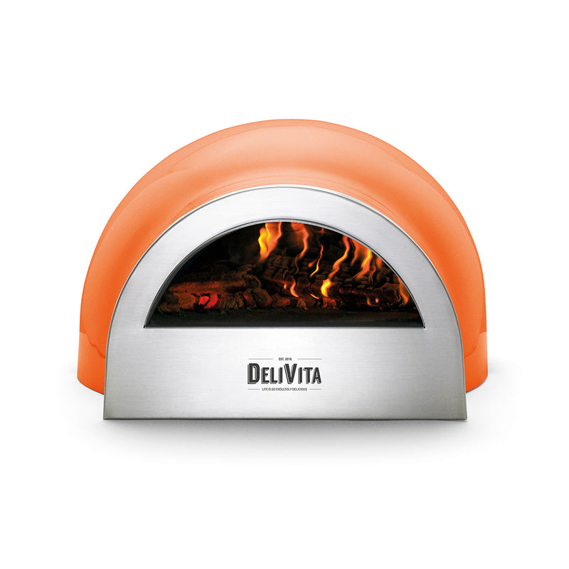 Delivita Wood-Fired Pizza/Oven - Orange Blaze