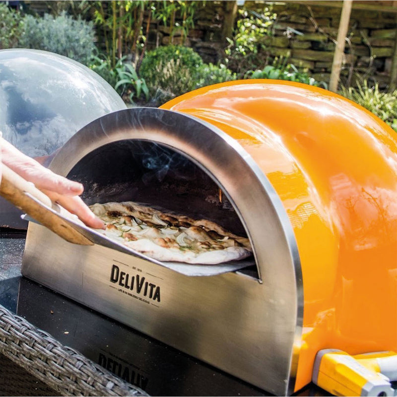 Delivita Wood-Fired Pizza/Oven - Orange Blaze