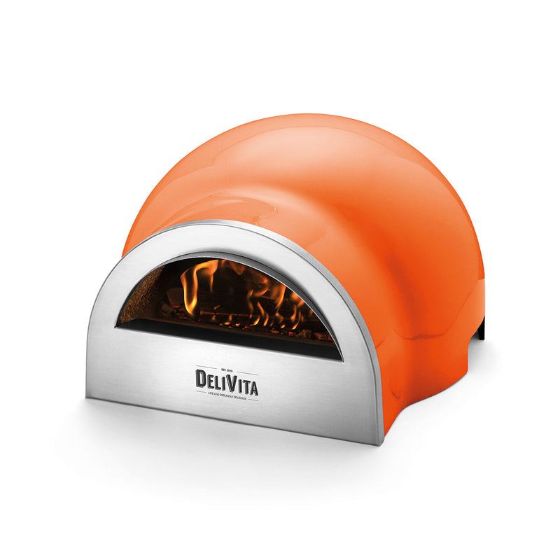 Delivita Wood-Fired Pizza/Oven - Orange Blaze | Advanced Bundle