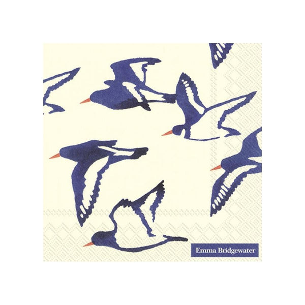 Emma Bridgewater Pack of 20 Paper Napkins - Oyster Catchers