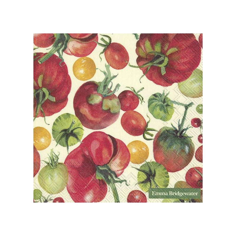 Emma Bridgewater Pack of 20 Paper Napkins - Tomatoes