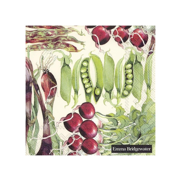 Emma Bridgewater Pack of 20 Paper Napkins - Vegetable