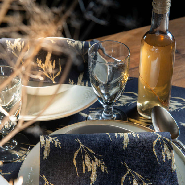 Francoise Paviot French Dinner Napkins - Blue Barley