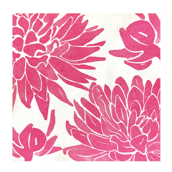 Francoise Paviot French Dinner Napkins - Pink Dahlia