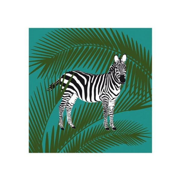 Francoise Paviot Cocktail Napkins - Zebra