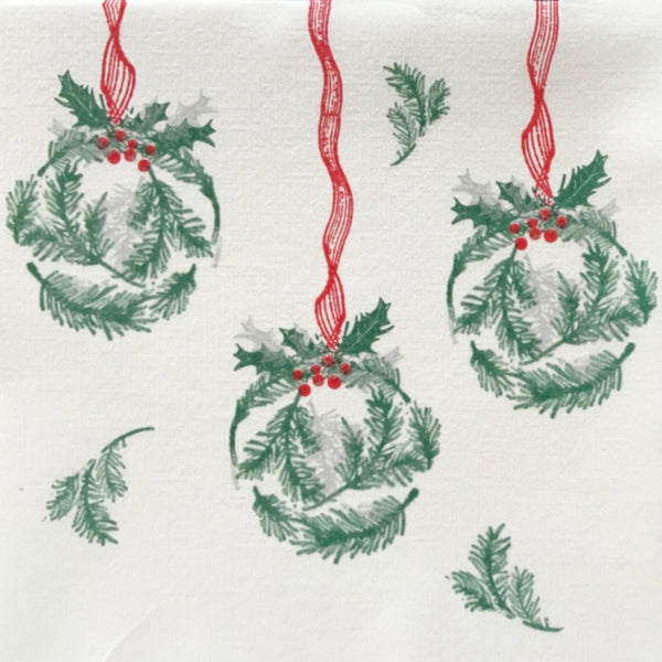 Francoise Paviot French Dinner Napkins - Holly
