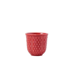 Gien Pont Aux Choux Espresso Cup - Ruby Red