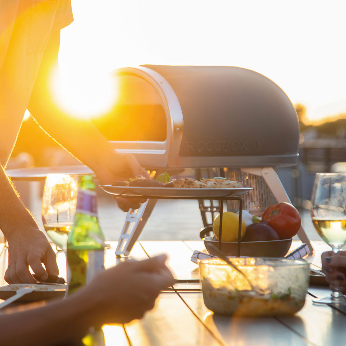 EX - DISPLAY Gozney Roccbox Pizza Oven - Grey | Divertimenti Cookshop