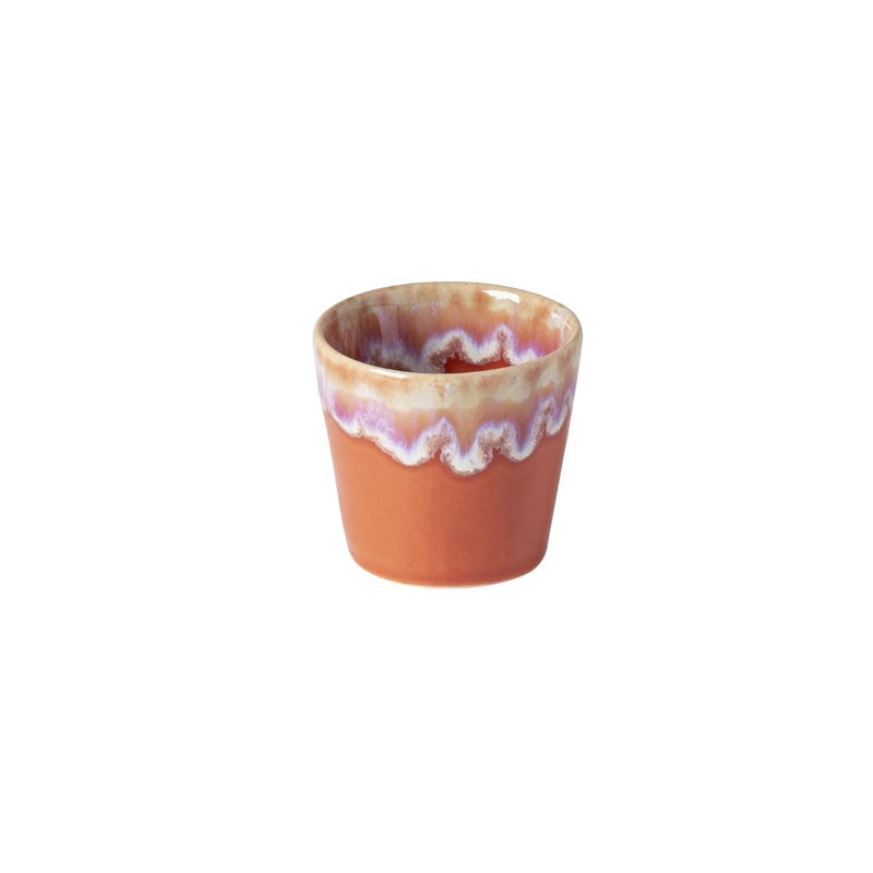 Grespresso 90ml Stoneware Espresso Cup - Sunset Red