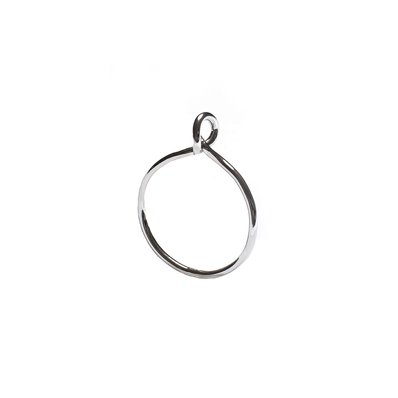 Himla Grinda Knot Napkin Ring (Set of 4) - Silver
