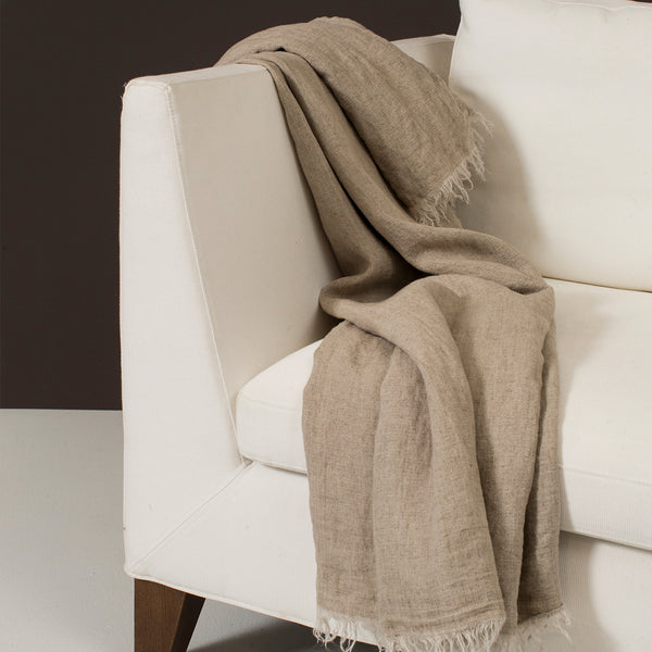 Himla Levelin Tablecloth - Throw/Natural