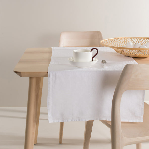 Himla Sunshine Table Runner - White