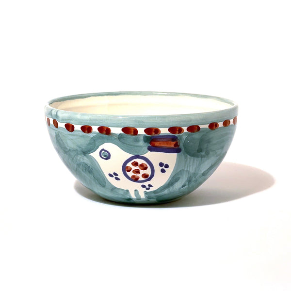 Amalfi Green Gallina Bowl - 14cm