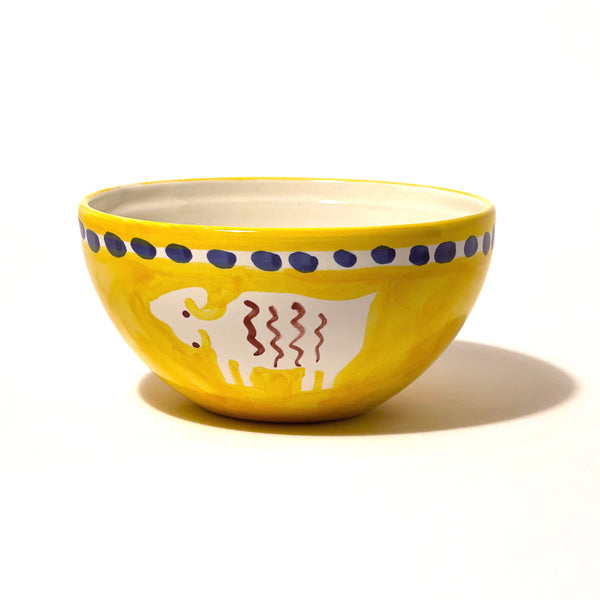 Amalfi Yellow Capra Bowl - 14cm