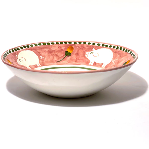 Amalfi Pink Cortile Salad Bowl - 32cm