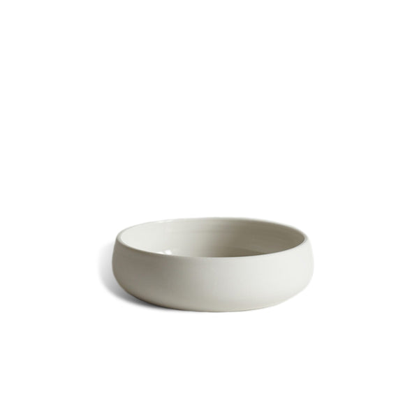 John Julian Flat Porcelain Bowl (Unglazed Exterior) - 14cm