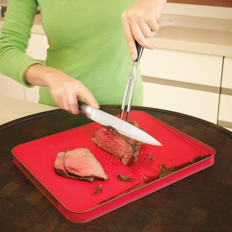 Joseph Joseph Cut&Carve™ Plus Board - Red