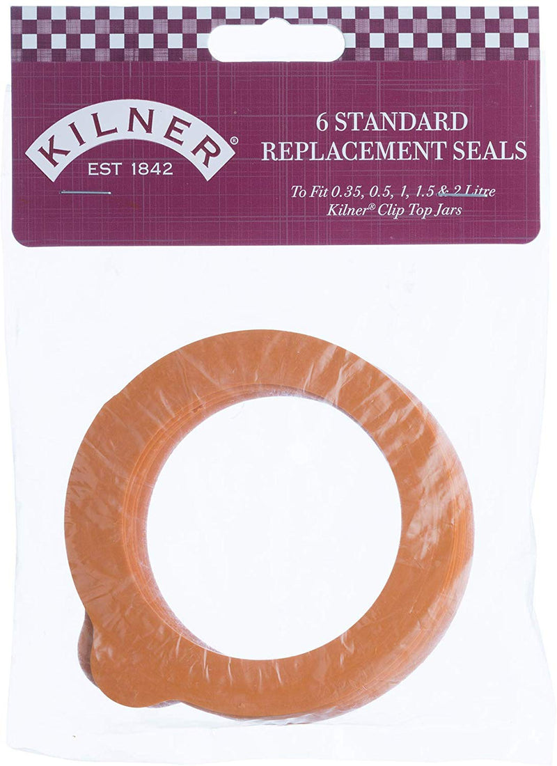 Kilner 0.352L Rubber Jar Seals  Pack of 6