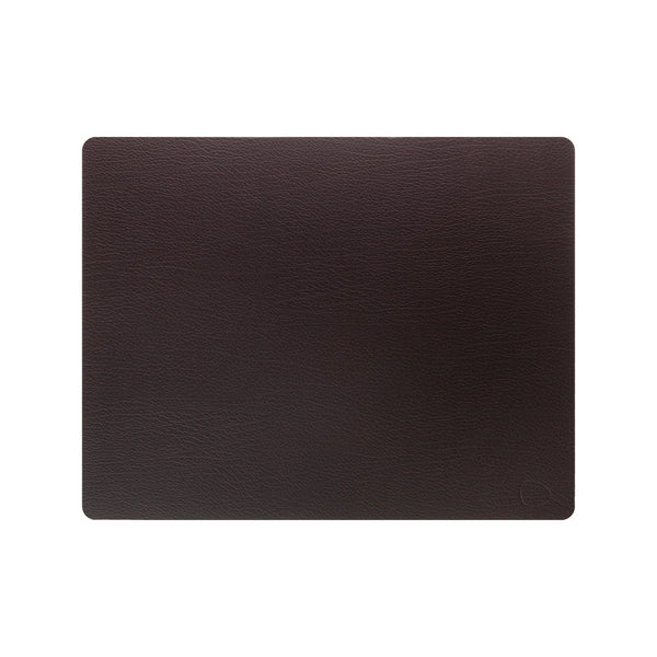 LIND DNA Buffalo Square Table Mat - Brown